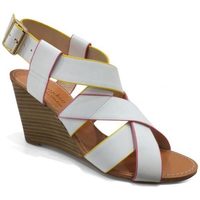 Chaussures Femme Sandales et Nu-pieds Mellow Yellow Sandale talon compensé DALINETTE Blanc Blanc