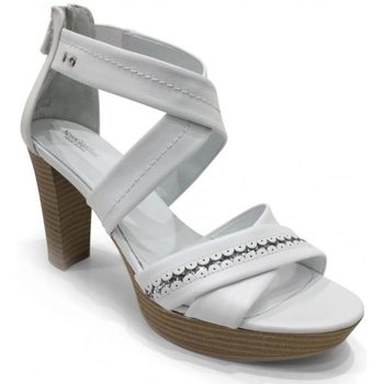 Chaussures Femme Sandales et Nu-pieds NeroGiardini Sandale Talon Blanc Blanc