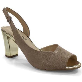 Chaussures Femme Ados 12-16 ans Caprice Sandale bride arrière Taupe/Or Beige