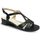 Chaussures Femme Sandales et Nu-pieds Caprice Sandale petit talon SATIBO Noir Noir