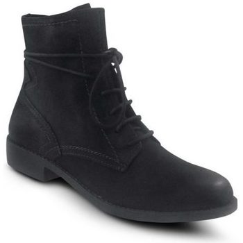 Chaussures Femme Bottines Tamaris Boots Plates lacet Noir Noir