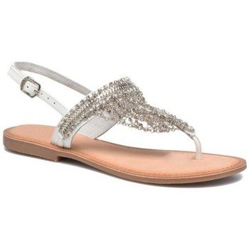 Chaussures Femme Sandales et Nu-pieds Gioseppo Sandale Blanc/Argent MYRNA Blanc