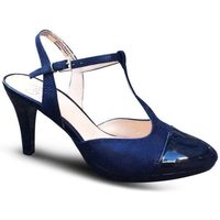 Chaussures Femme Escarpins Caprice Salomé talon Marine Bleu