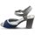 Chaussures Femme Sandales et Nu-pieds Perlato Sandales talon Bleu/Rose Bleu