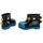 Chaussures Enfant Bottes Melissa MINI  Rain Boot+Fábula B - Blue/Black Noir
