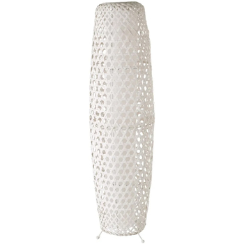 Maison & Déco Lampes à poser Unimasa Lampe blanche en Bambou Blanc