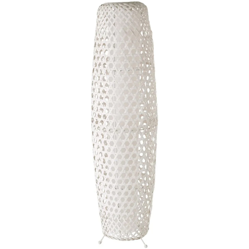 Grande Lampe De Table Esprit Lampes à poser Unimasa Lampe blanche en Bambou Blanc