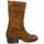 Chaussures Femme Boots Reqin's Boots cuir velours Marron