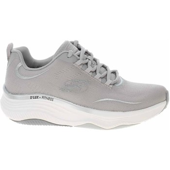 Chaussures Femme Baskets basses Skechers Dlux Fitness Pure Glam Gris