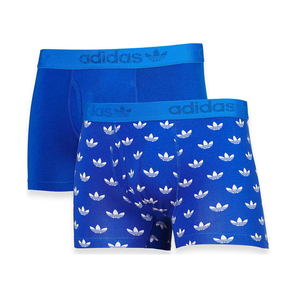 Sous-vêtements Homme Boxers adidas Originals Lot de 2 boxers homme Confort Coton Print Bleu