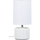 Maison & Déco Hoka one one Ixia Lampe blanche en céramique 28 cm Blanc