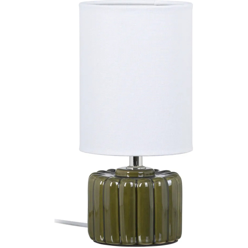 Boîte à Clefs Vitrée Motif Lampes à poser Ixia Lampe verte en céramique 28 cm Vert