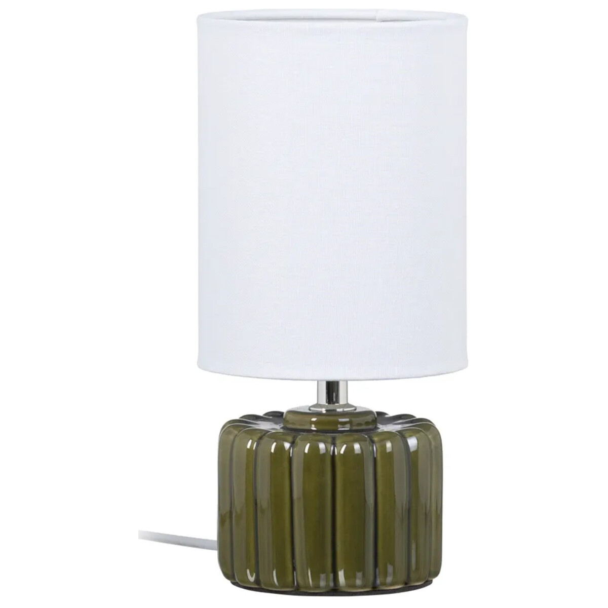 Maison & Déco Lampes à poser Ixia Lampe verte en céramique 28 cm Vert