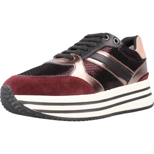 Chaussures Femme Baskets mode Geox D KENCY B Rouge