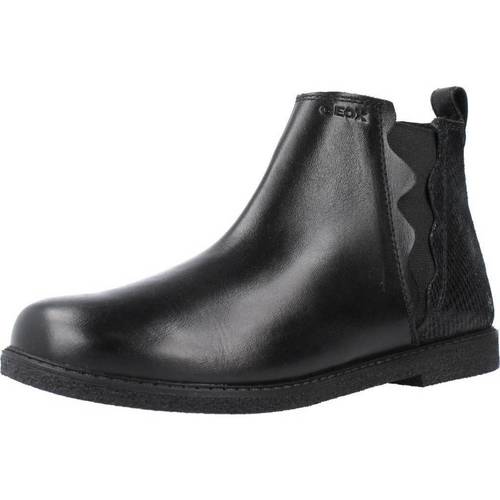 Chaussures Fille Bottes Geox J SHAWNTEL GIRL A Noir