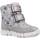 Chaussures Fille Bottes Geox B FLEXYPER GIRL B AB Gris