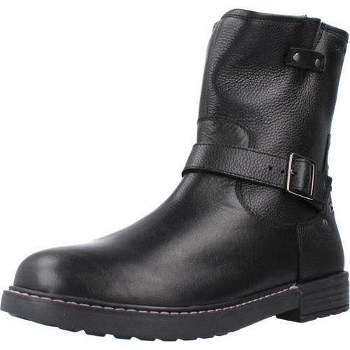 Chaussures Fille Bottes Geox J ECLAIR GIRL F Noir