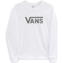 Vêtements Fille T-shirts manches longues Vans VN0A5I96WHT Blanc