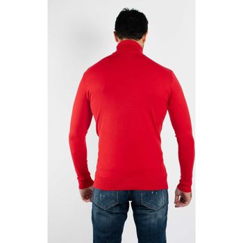 Hollyghost Pull fin col roulé YY02 - Rouge Rouge