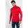 Vêtements Homme Pulls Hollyghost Pull fin col roulé YY02 - Rouge Rouge
