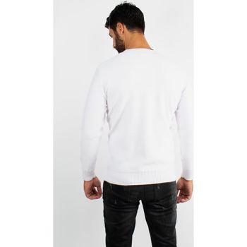 Hollyghost Pull col rond en maille blanc Blanc