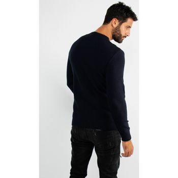 Hollyghost Pull col rond en maille marine Bleu
