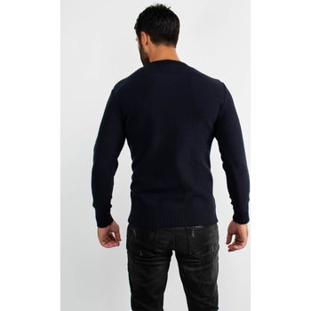 Hollyghost Pull col rond en maille marine Bleu