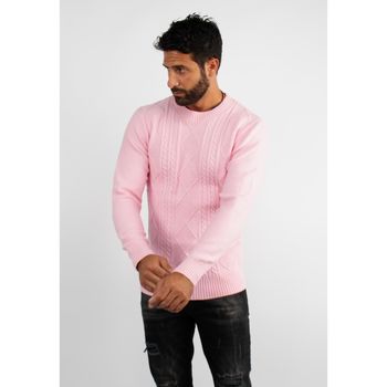 Hollyghost Pull col rond en maille rose Rose
