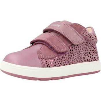 Chaussures Fille Bottes Geox B BIGLIA GIRL C Rose