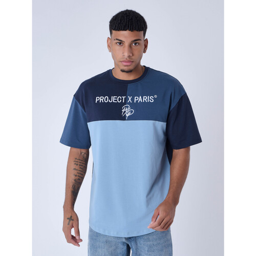 Vêtements Homme T-shirts & Polos Bouts de canapé / guéridons Tee Shirt 2210225 Bleu