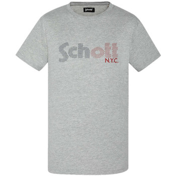 Vêtements Homme Kids T-Shirt mit Kronen-Print Weiß Schott TSSTAR22 Gris
