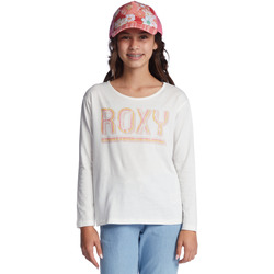 Vêtements Fille T-shirts manches longues Roxy The One blanc - snow