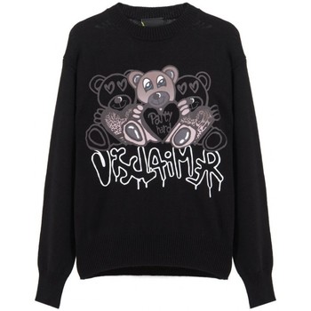 Vêtements Femme Sweats Disclaimer Pull en tricot  logo ours noir Noir
