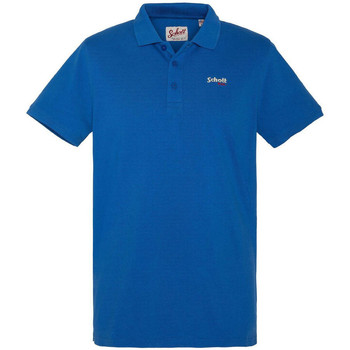 Vêtements Homme Gant Regular Fit Check Shirt Men's Schott SC0022 Bleu