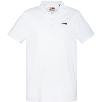 Vêtements Homme Gant Regular Fit Check Shirt Men's Schott SC0022 Blanc