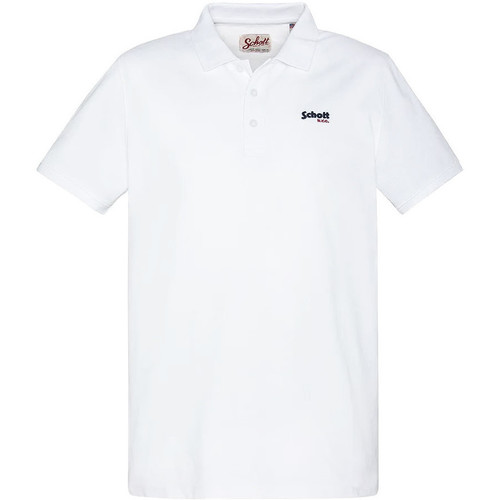Vêtements Homme T-shirts & Polos Schott SC0022 Blanc