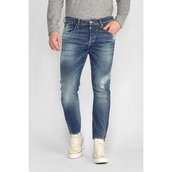 Vêtements Homme Jeans Le Temps des Cerises Blacksun 900/16 tapered jeans destroy vintage bleu Bleu
