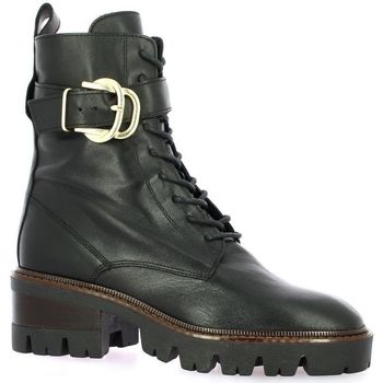Chaussures Femme Boots Pao Rangers cuir Noir