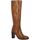 Chaussures Femme Bottes Paoyama Bottes cuir Marron
