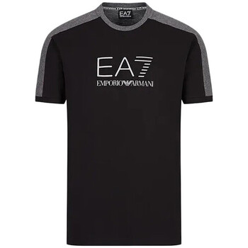 Vêtements 0EA4163 T-shirts & Polos Emporio Armani Kids monogram-print long-sleeved T-shirtMPORIO ARMANI 4NP38T42006 999ni Tee-shirt Noir