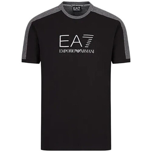Vêtements Homme Emporio Blau Armani jacquard logo joggers Ea7 Emporio Blau Armani Tee-shirt Noir