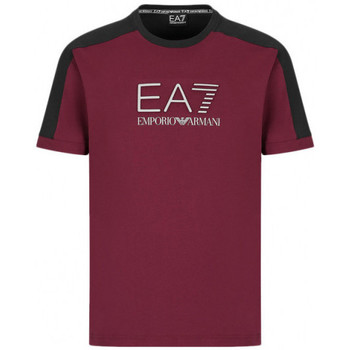 Vêtements Homme T-shirts & Polos emporio armani track silk striped tie Tee-shirt EA7 Rouge
