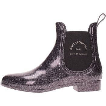 Chaussures Femme Bottes de pluie Karl Lagerfeld  Noir
