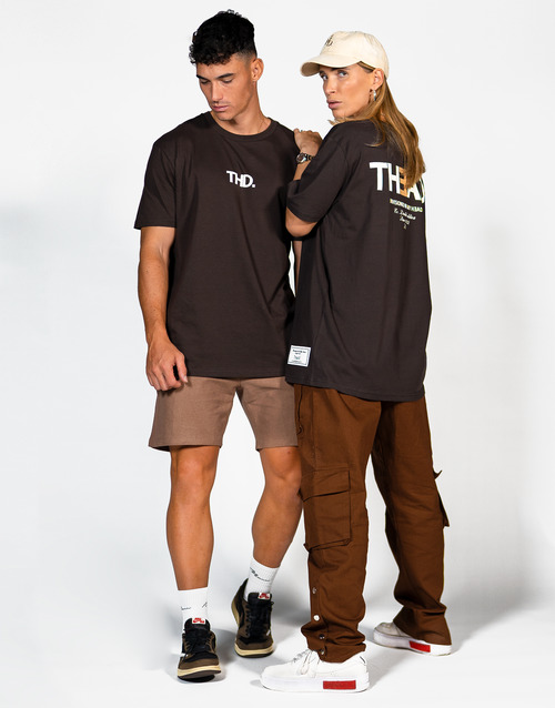 Vêtements T-shirts manches courtes THEAD. DUBAI T-SHIRT Marron