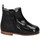 Chaussures Fille Boots Cucada 20501AF Ankle Enfant Peinture noire scintillante Multicolore