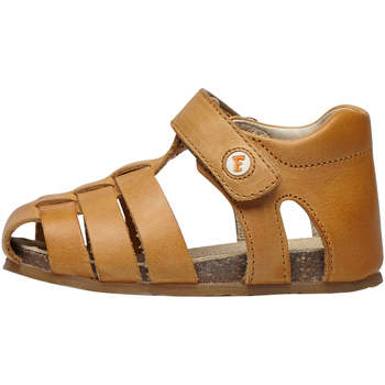 Chaussures Sandales et Nu-pieds Falcotto Sandales semi-fermée en cuir ALBY Orange
