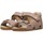 Chaussures Sandales et Nu-pieds Naturino Sandales en cuir avec boucle et velcro BEA Beige