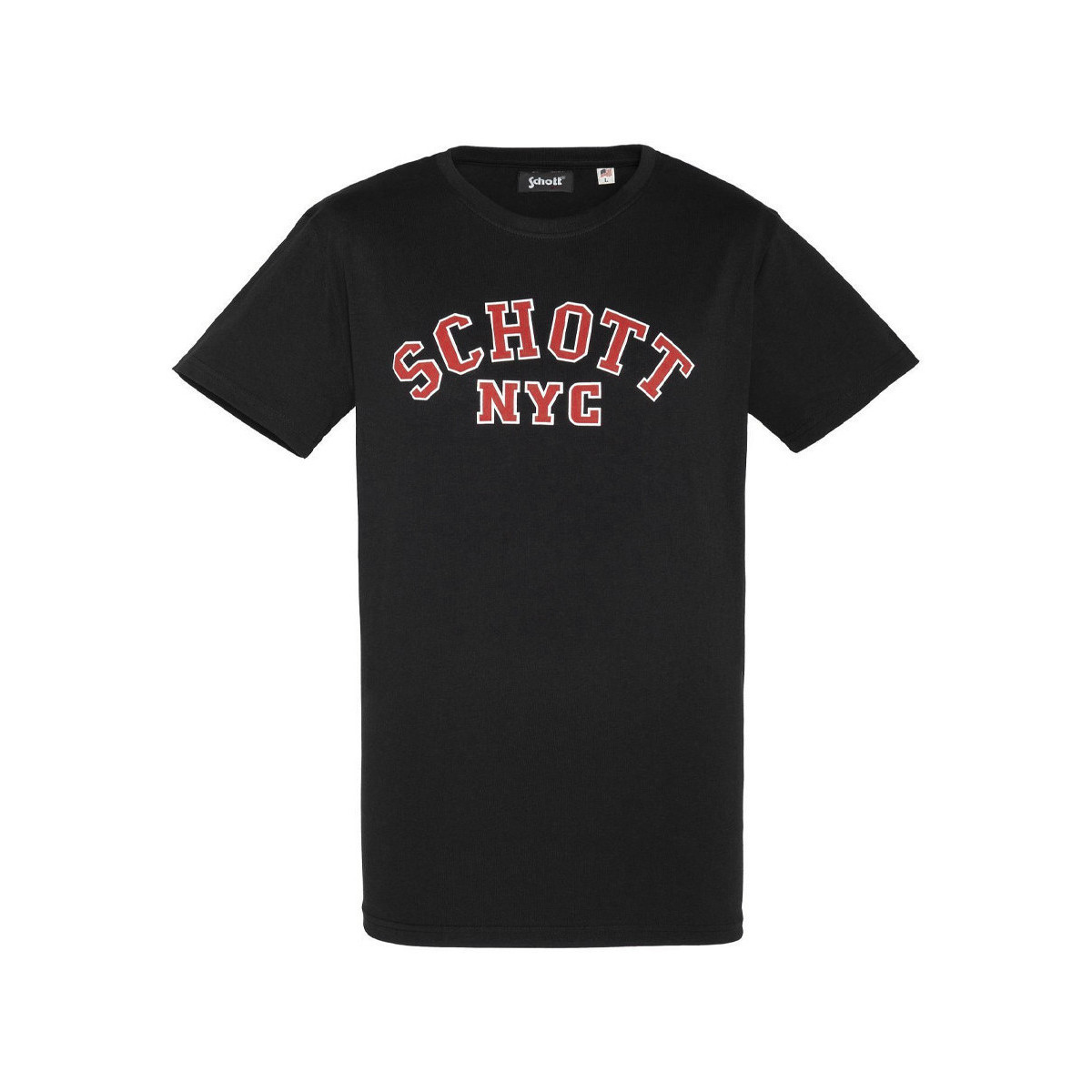 Vêtements Homme T-shirts & Polos Schott TSCREW19A Noir