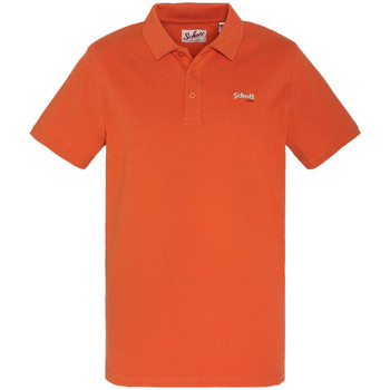Vêtements Homme T-shirt Future Tokyo preto laranja Schott SC0022 Orange