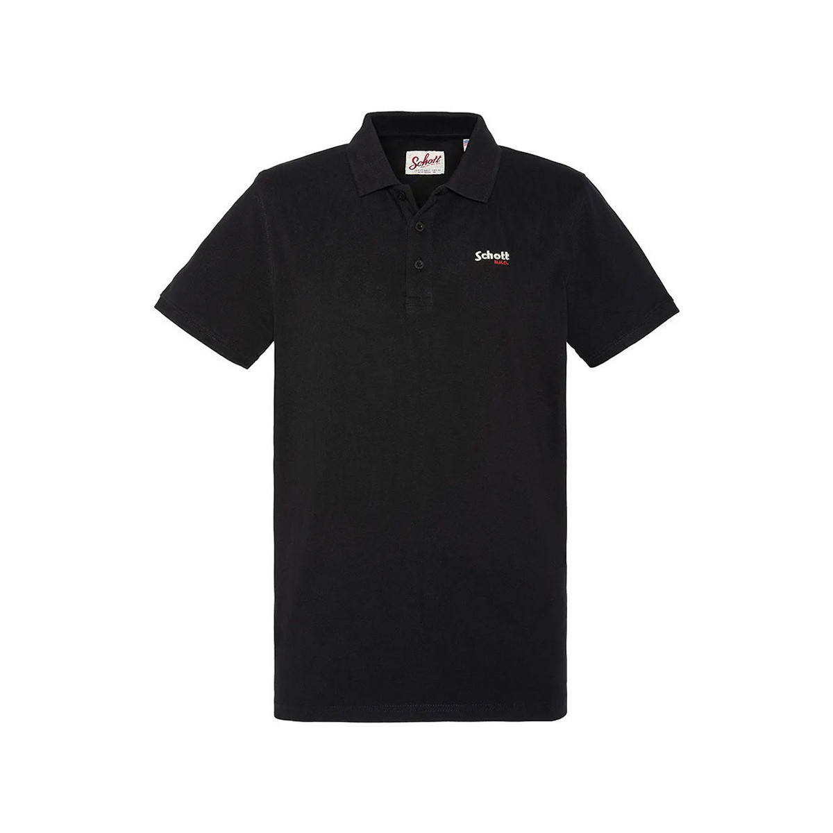 Vêtements Homme T-shirts & Polos Schott SC0022 Noir